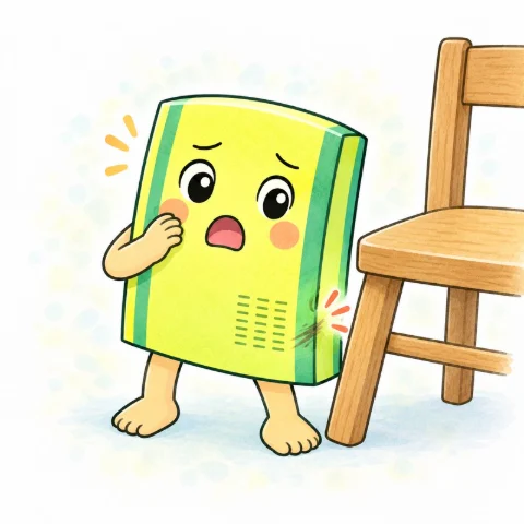 家具でキズがついた畳の子