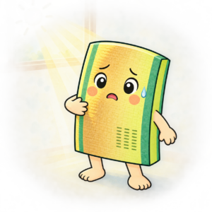 日焼けした畳の子