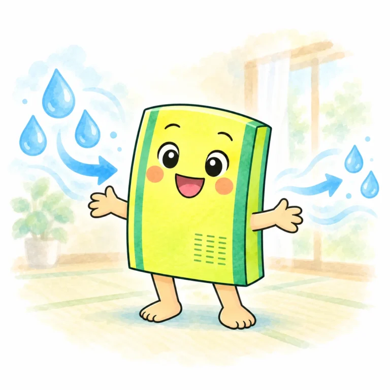 湿気を吸ったり吐いたりする畳の子