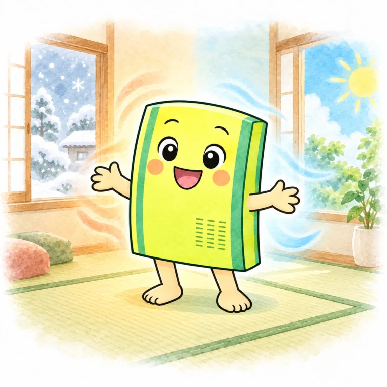 冬は暖かく夏は涼しい畳の子