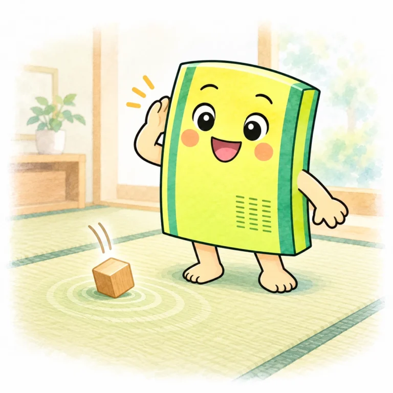 音や衝撃を吸収する畳の子